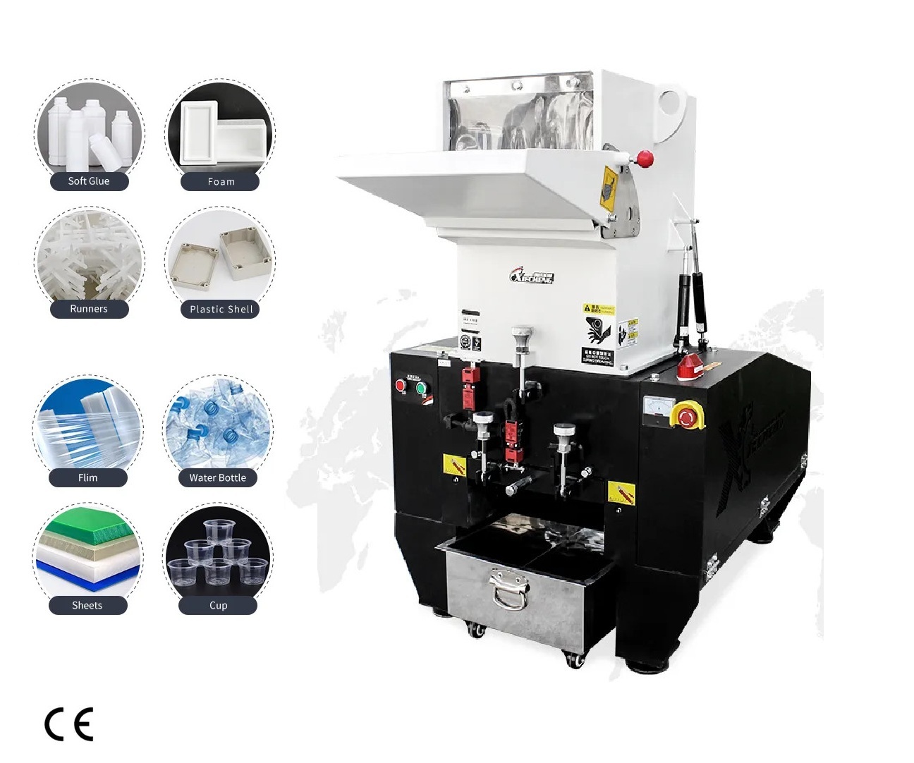 Máy nghiền nhựa GD loại dao phẳng